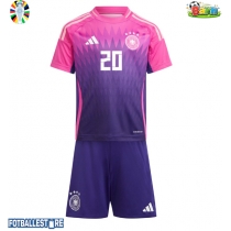 Tyskland Benjamin Henrichs #20 Bortedraktsett Barn EM 2024 Kortermet (+ Korte bukser)